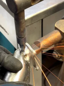 saldatura con puntatura elettrica